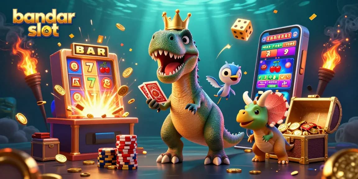 Experience thrilling bandar slot action with vibrant characters and exciting game elements!