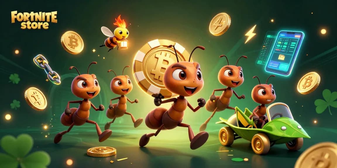 Dominate the game with Fortnite store's vibrant casino heist scene, capturing the thrill of victory.