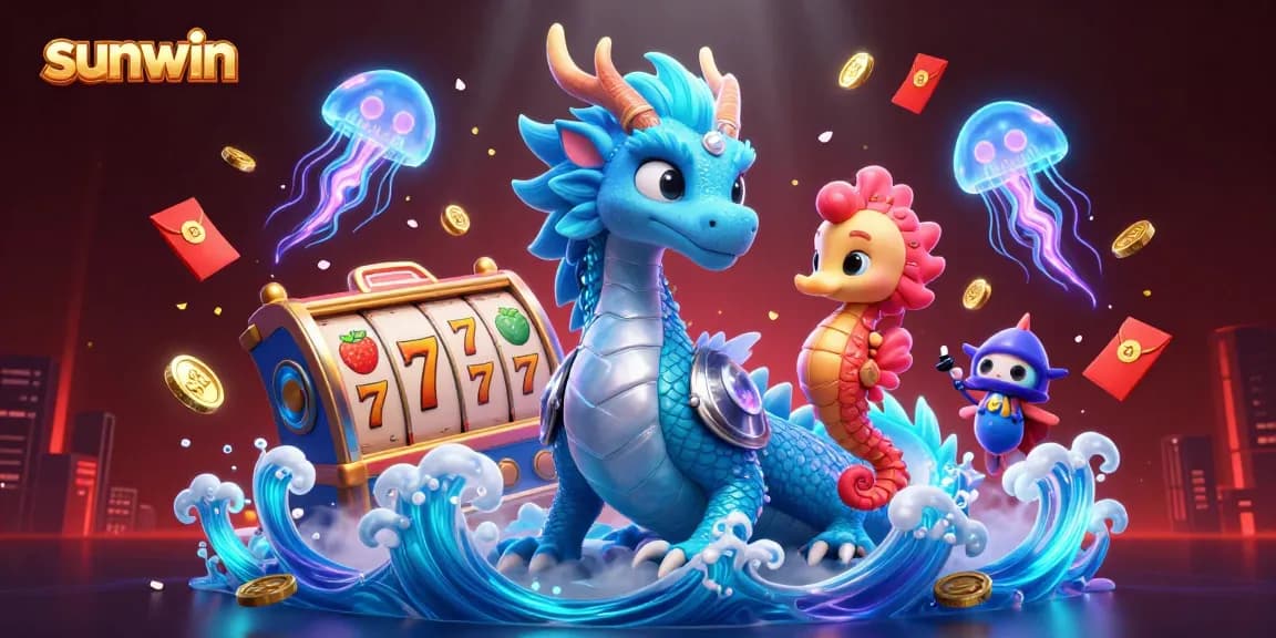 Experience thrilling wins with sunwin in a vibrant casino world rich with lucky symbols and dynamic characters.