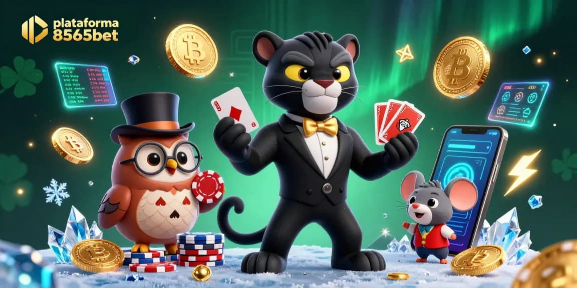 Jogue com emoção na plataforma 8565bet com uma ilustração 3D vibrante e cheia de ação.