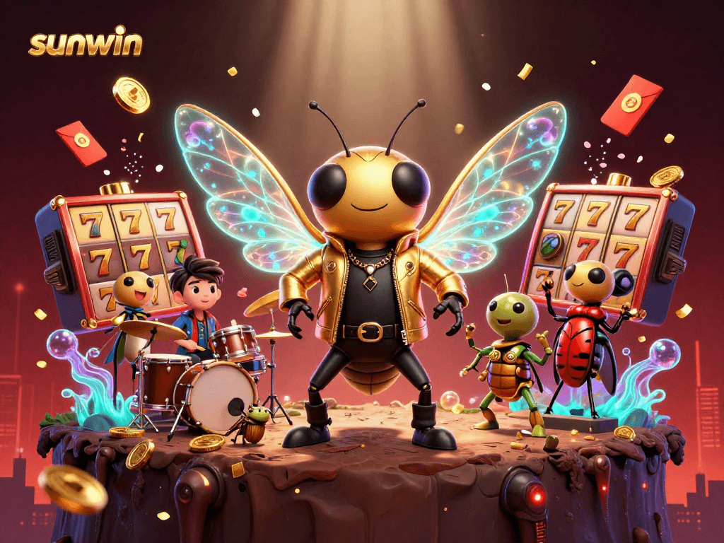 Experience thrilling gameplay with sunwin, featuring stunning graphics and dynamic slot action in this vibrant 3D scene.