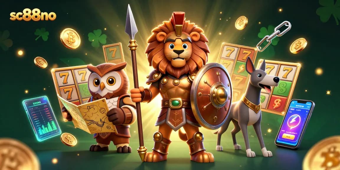 Experience the thrilling games at sc88no with vibrant jackpots, engaging characters, and exciting casino elements.