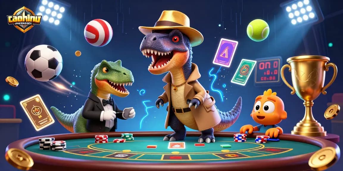 Counters and pit bosses engage in high-stakes play at caothusoicau, showcasing thrilling blackjack action with dinosaurs.