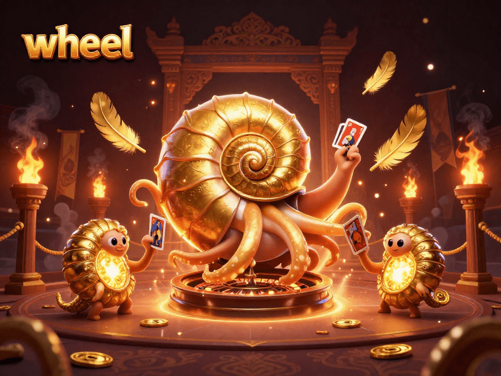 Spin the wheel for excitement with a dazzling 3D nautilus roulette theme.