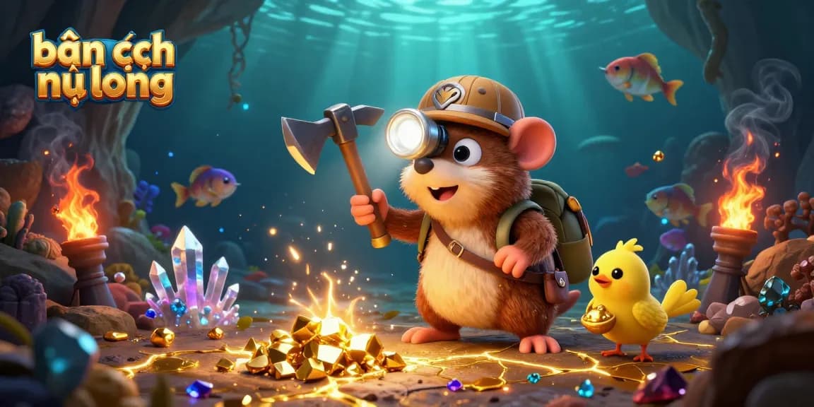Capture thrilling bắn cá ngũ long moments with dynamic underwater action and treasure elements.