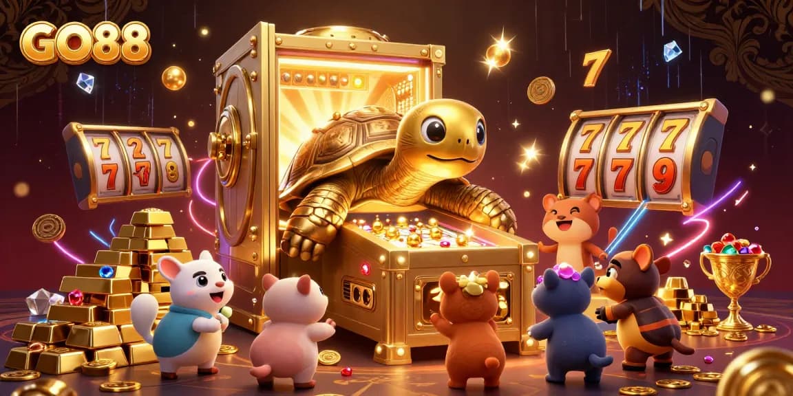 Experience the excitement of GO88 as you play with the colossal tortoise pinball and treasures galore.