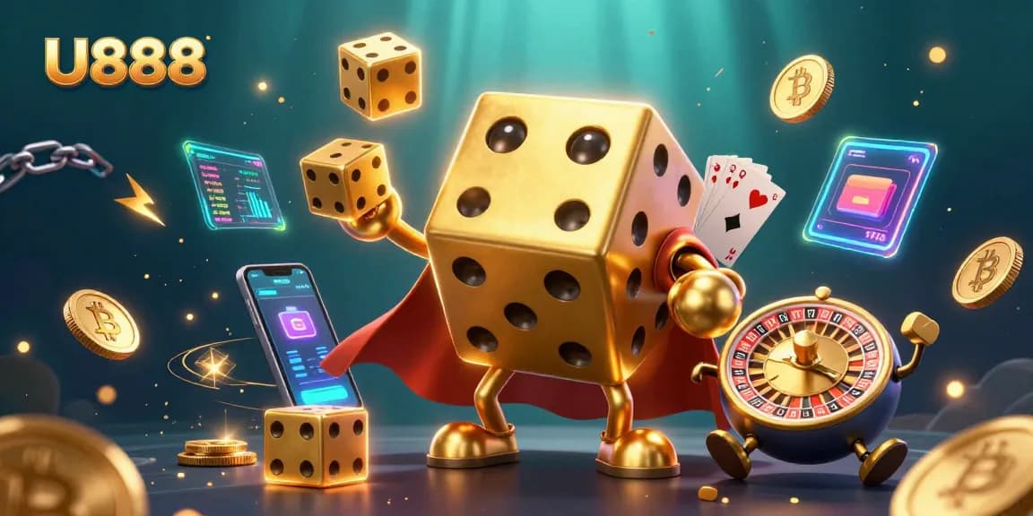 Place bets and experience thrilling gameplay at U888 with dynamic casino graphics.