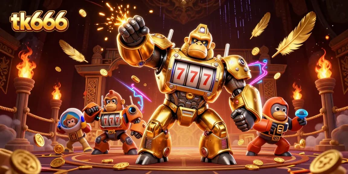Bet big with tk666, experiencing thrilling gaming action, explosive wins, and vibrant casino atmosphere.