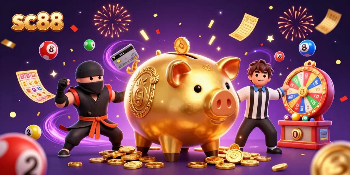 Engage in thrilling sc88 gameplay with a dynamic scene featuring a vibrant casino atmosphere.