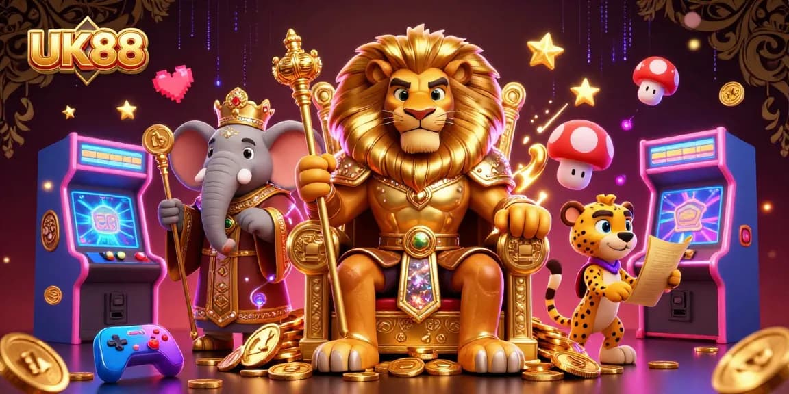 Engage with UK88, the top online casino, through vibrant games and a majestic scene of excitement.