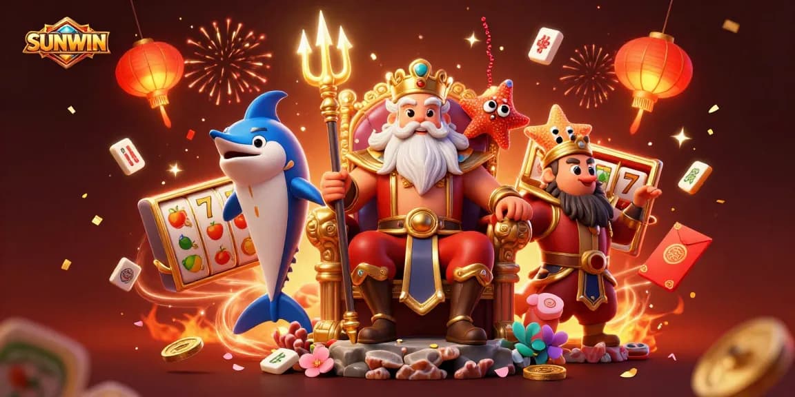 SUNWIN enhances your gaming experience with rich visuals and exciting slot elements in a dynamic scene.