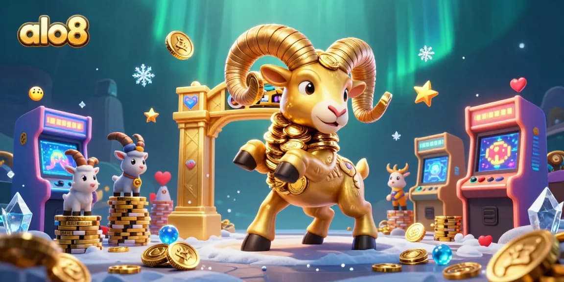 Experience the thrill of gaming at ALO8 with a vibrant casino scene showcasing fun characters.