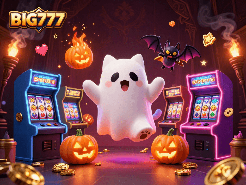 Engage with the exciting world of BIG777 showcased through a vibrant casino illustration.