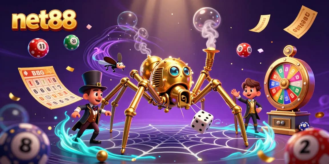 Experience the excitement of net88 gaming with a captivating 3D illustration of steampunk characters.