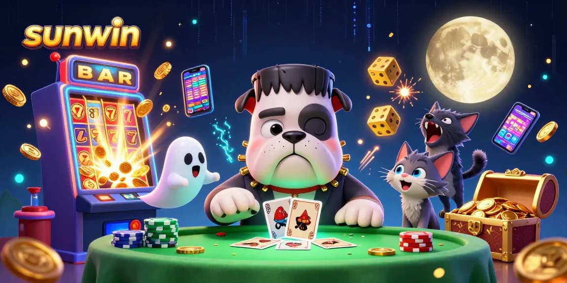 Engage with thrilling gaming action at sunwin featuring unique characters and jackpot animations.