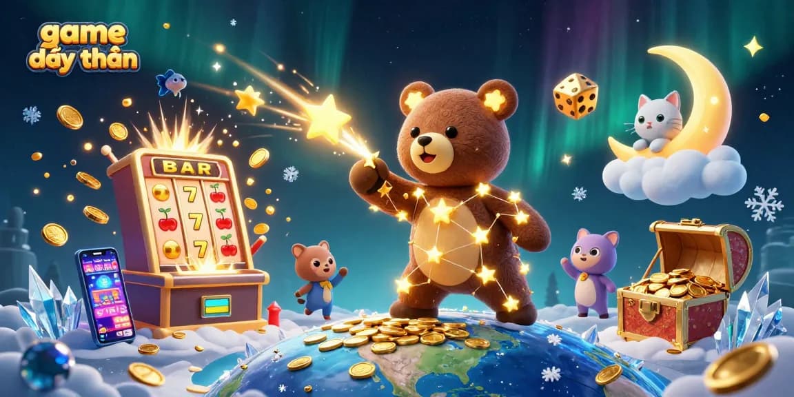 Capture the excitement in game đổi thưởng with vibrant casino elements exploding in 3D.