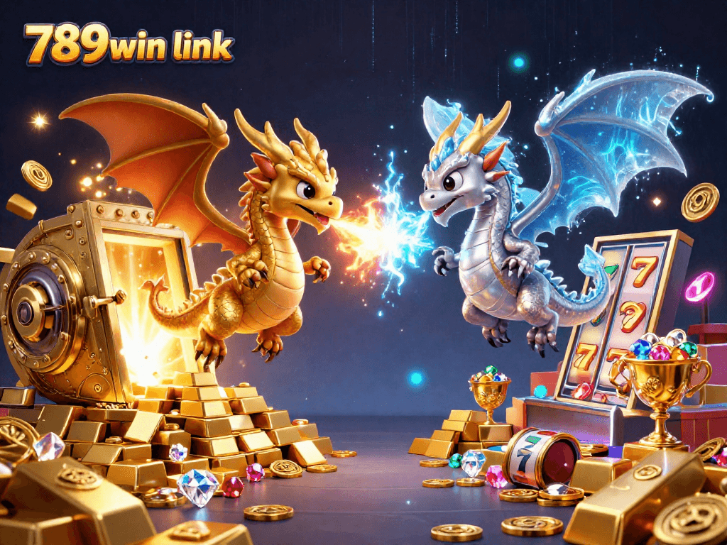 Bet on the thrill of 789win link in a vibrant 3D casino adventure with dragons and treasures.