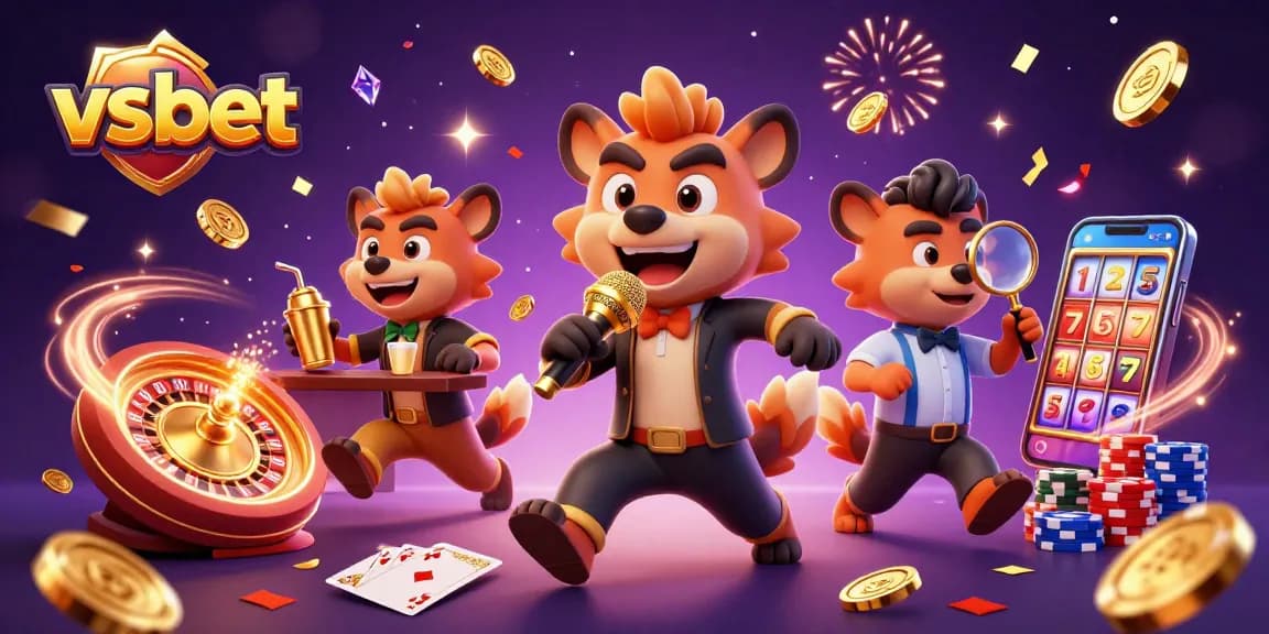 Join the fun at vsbet's dynamic casino club, where hyenas entertain while you win.
