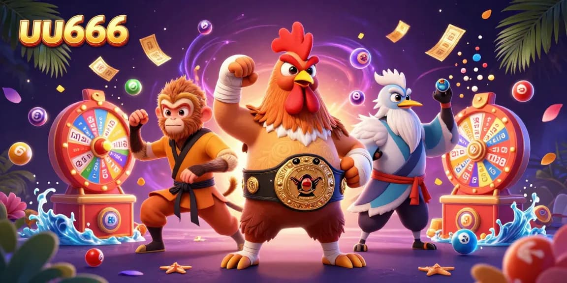Experience thrilling lottery action with uu666's vibrant characters and dynamic gaming elements!
