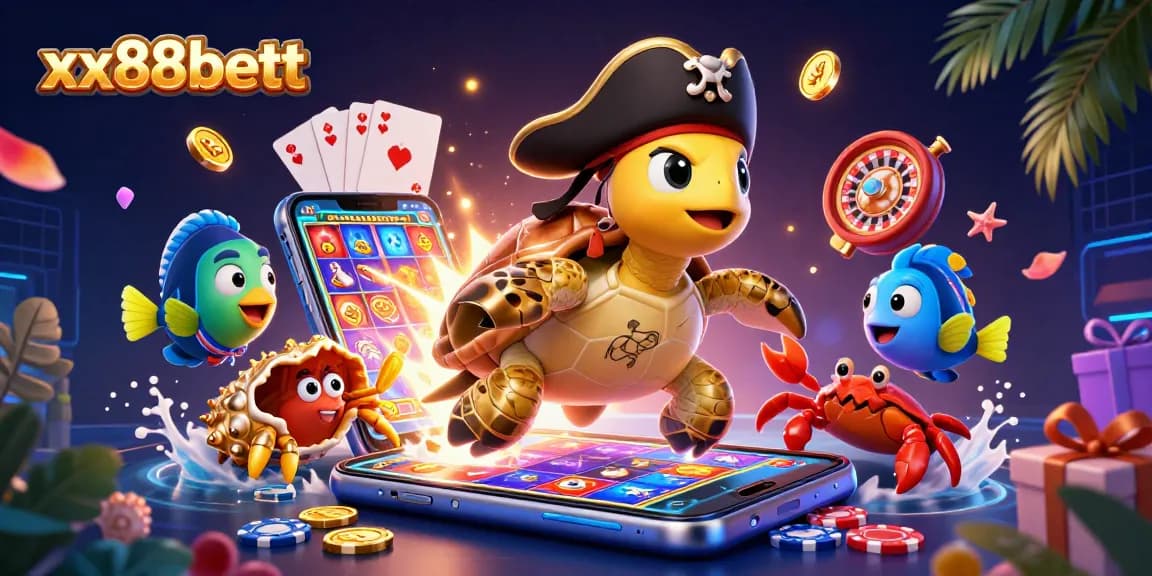 Engage with exciting gaming action at xx88bett featuring colorful slot games and vibrant treasures.