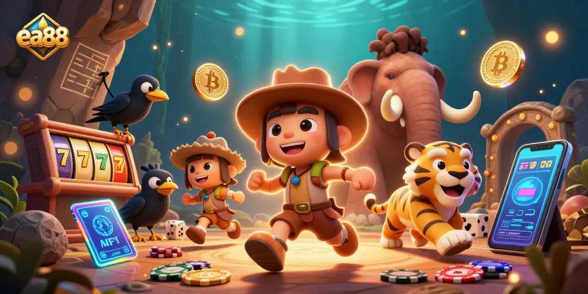 Play exciting casino games at ea88 with lively characters and vibrant elements.