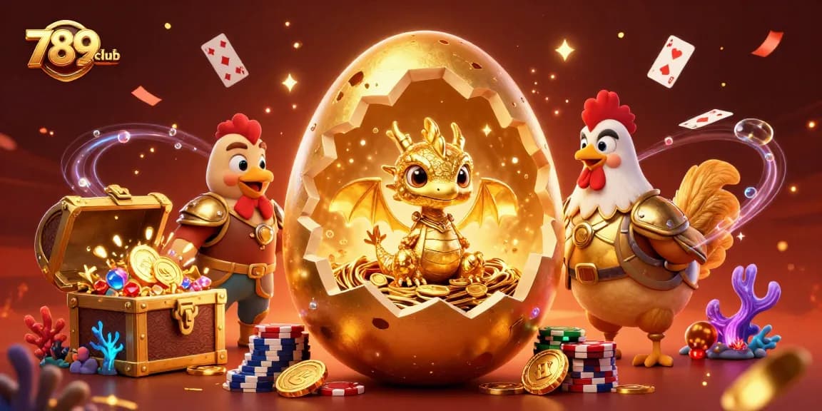 Experience thrilling gameplay with 789club's vibrant golden dragon in an exciting casino world.