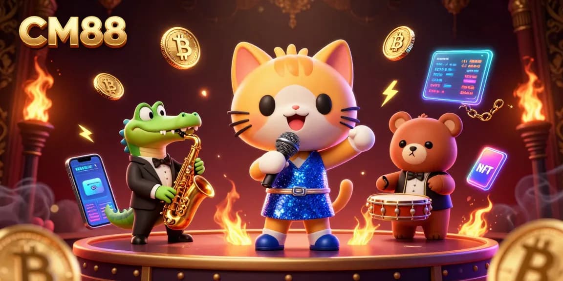 Shoot fish in CM88 with vibrant characters, crypto coins, and engaging casino background.