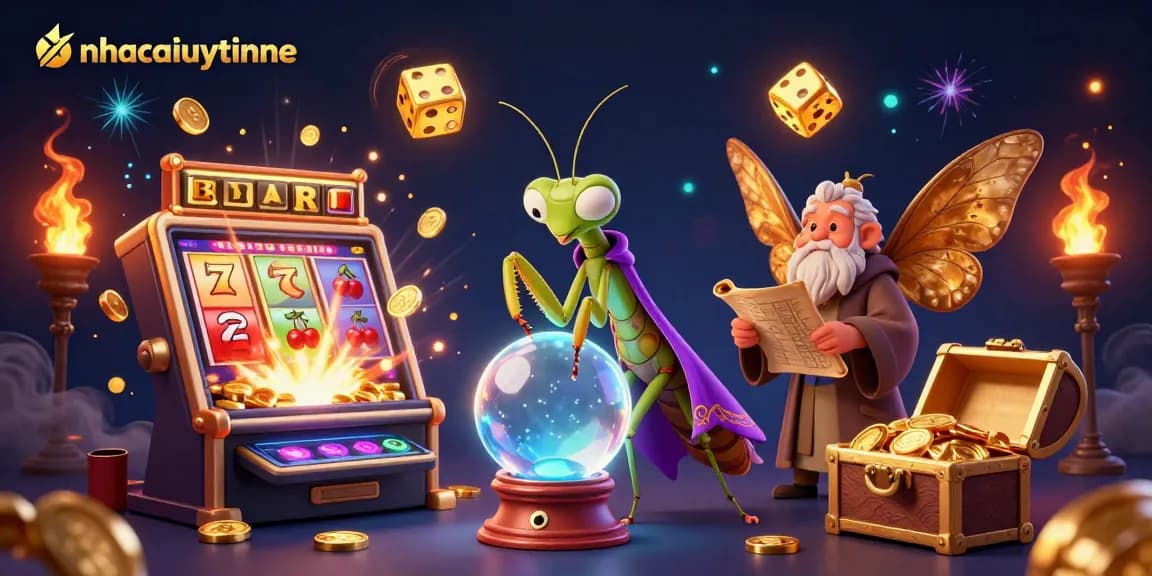 Experience exciting gambling with nhacaiuytinne in a vibrant 3D casino scene packed with action.