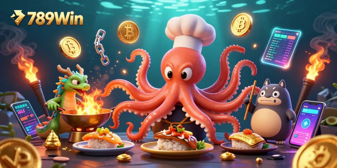 Experience the excitement of 789Win with a vibrant casino-themed illustration showcasing dynamic gaming elements.