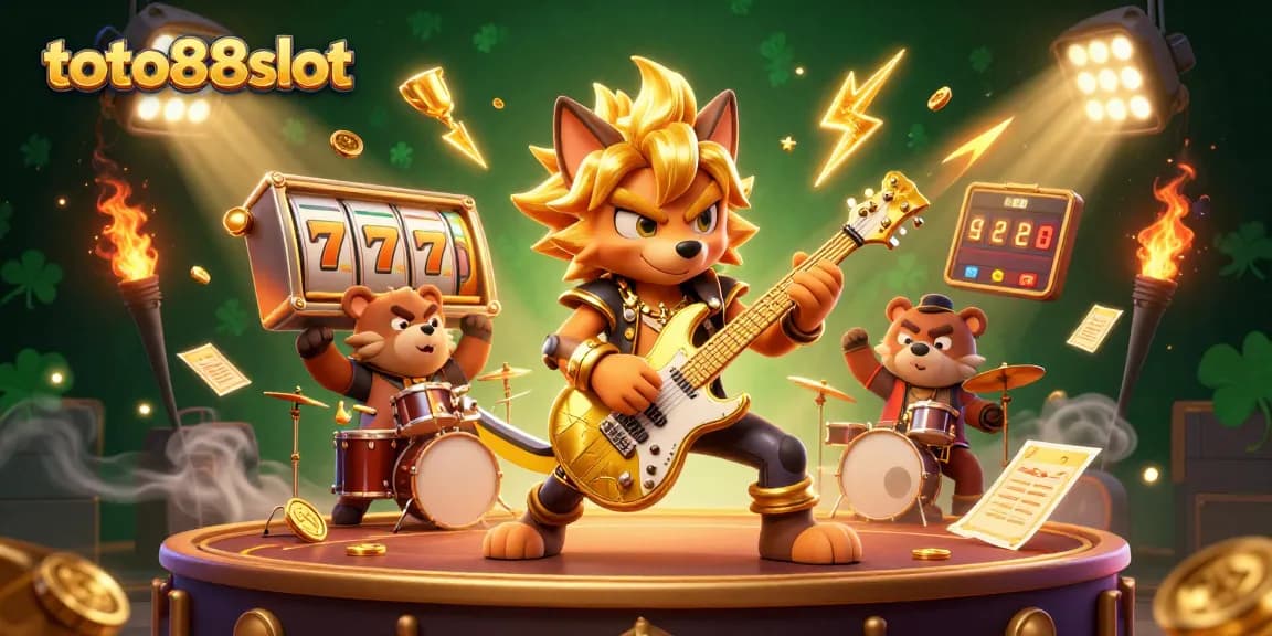 Experience thrilling gameplay at toto88slot with an exciting 3D casino scene showcasing vibrant characters and dynamic elements.