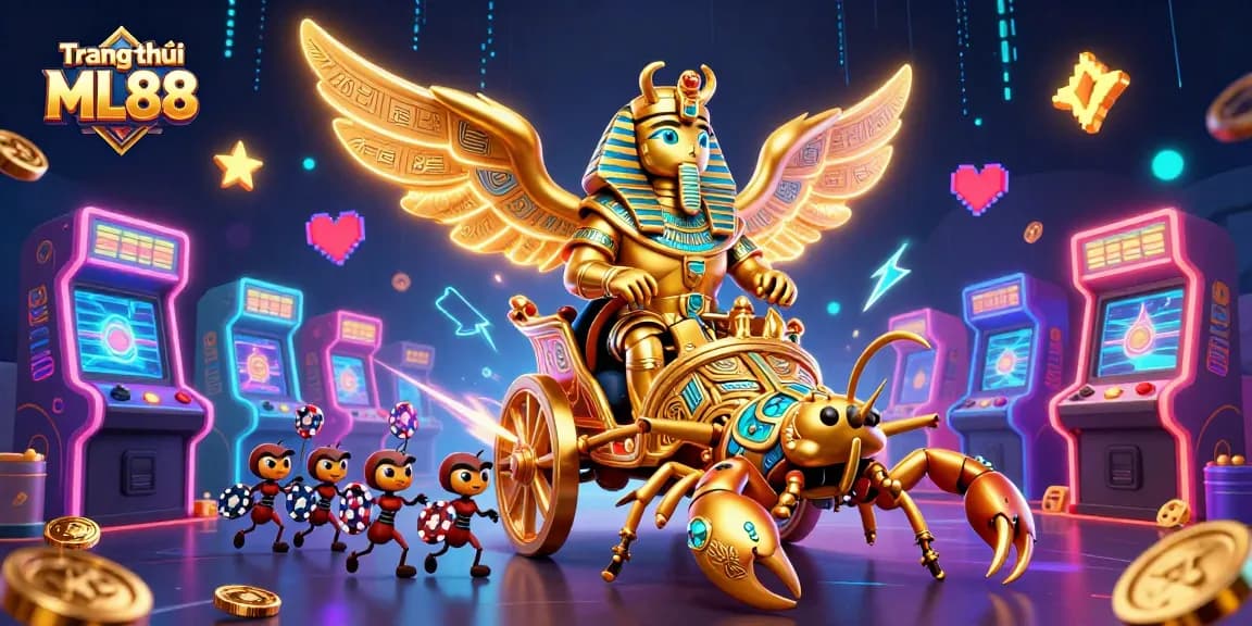 Engage with captivating slots at Trang chủ ML88, showcasing a vibrant, lively casino atmosphere.
