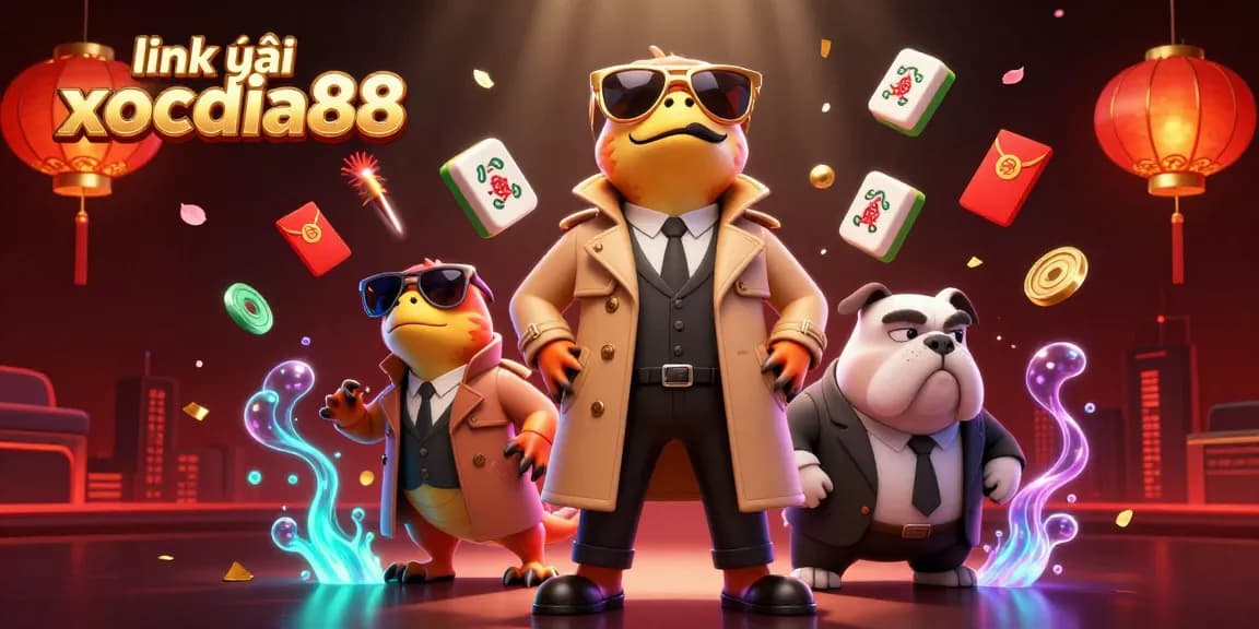 Play and win at link vào xocdia88 with dynamic casino scenes featuring raptors and game elements.