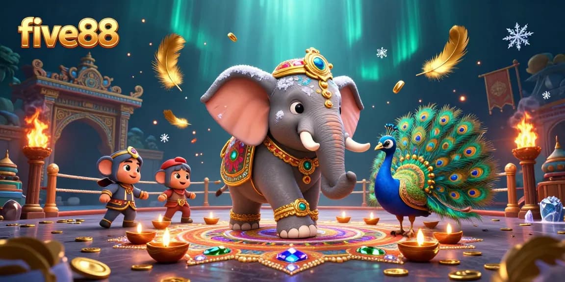Experience the exciting world of five88 casino gaming with stunning visuals and vibrant characters.
