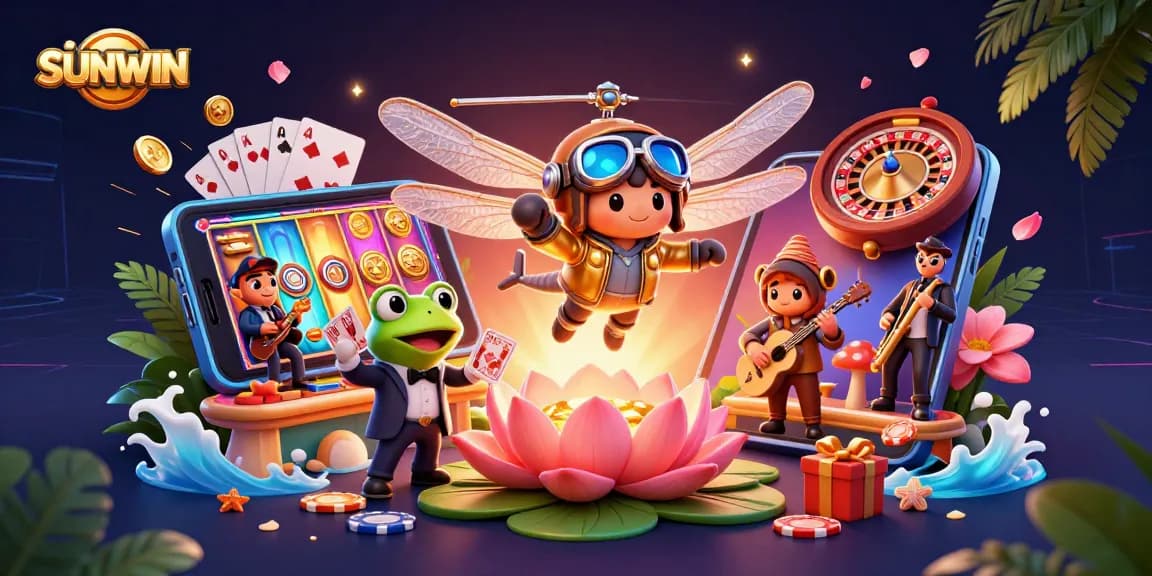 Play exciting casino games at SUNWIN with vibrant characters and thrilling elements.
