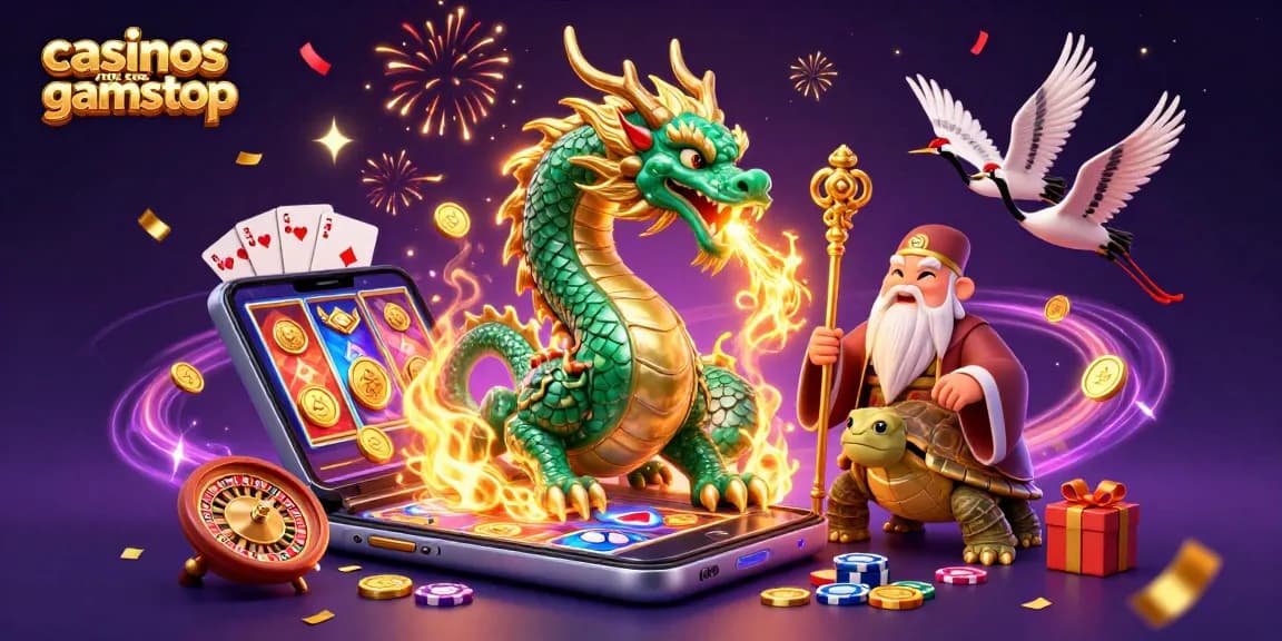 Engage with the thrill of casinos not on gamstop featuring vibrant gaming elements and lucky characters.