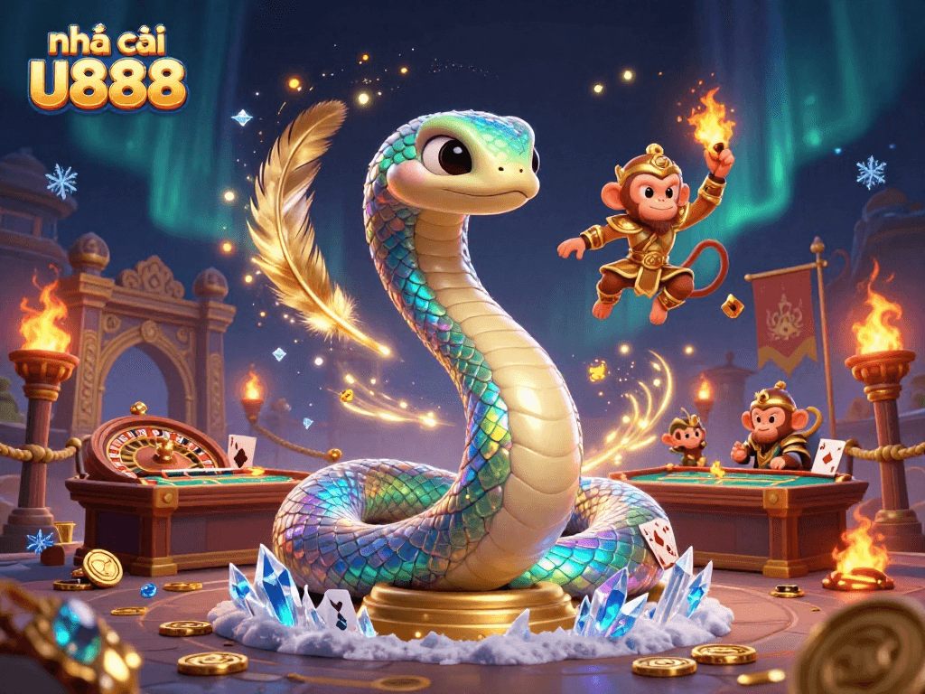 Experience the thrill of nhà cái u888 with dynamic gaming elements and vibrant characters.