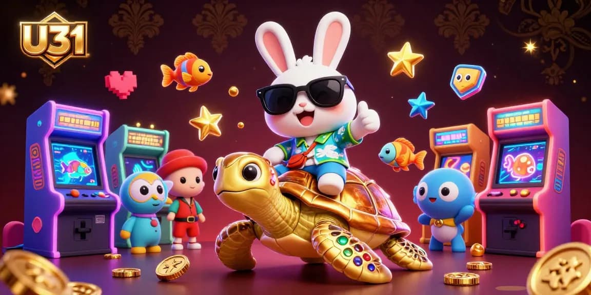 Experience U31 casino fun with vibrant characters, exciting games, and colorful 3D visuals.