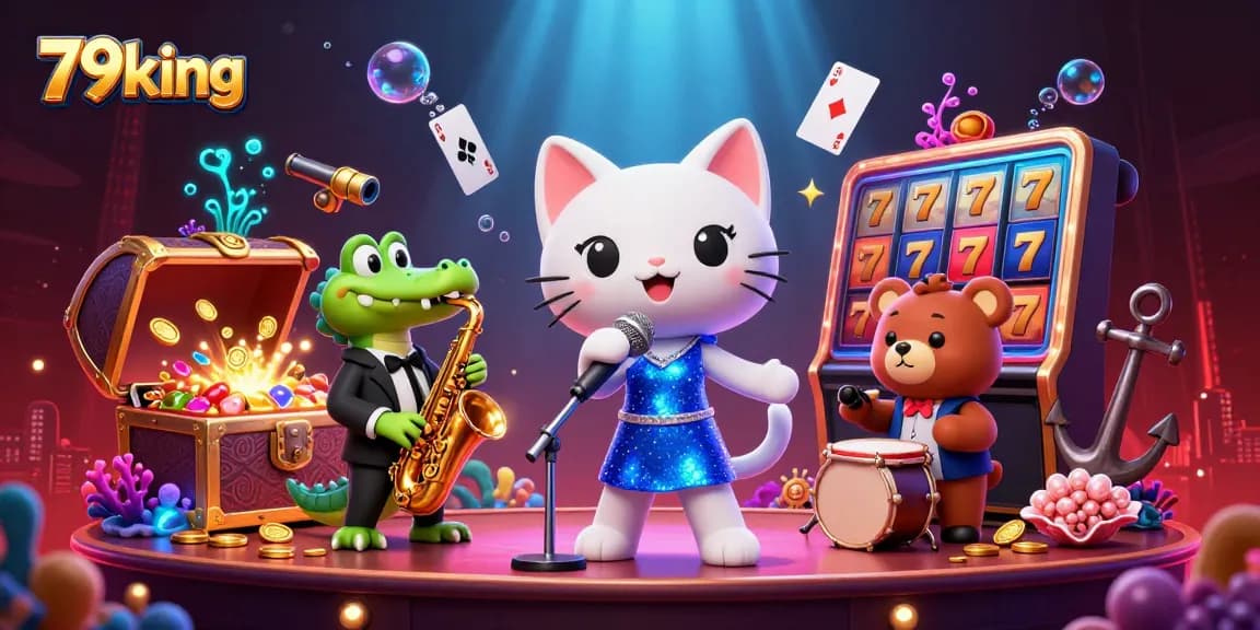 Hit big with 79king's immersive casino experience featuring vibrant characters and thrilling game elements.