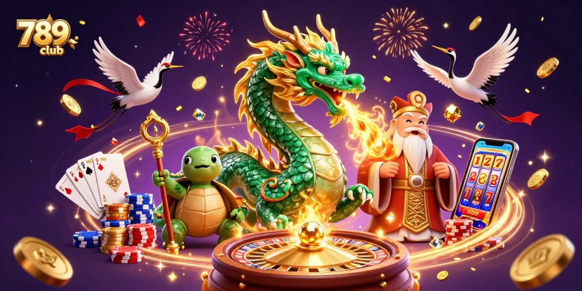 Experience thrilling gameplay at 789club with cascading coins and vibrant casino elements.