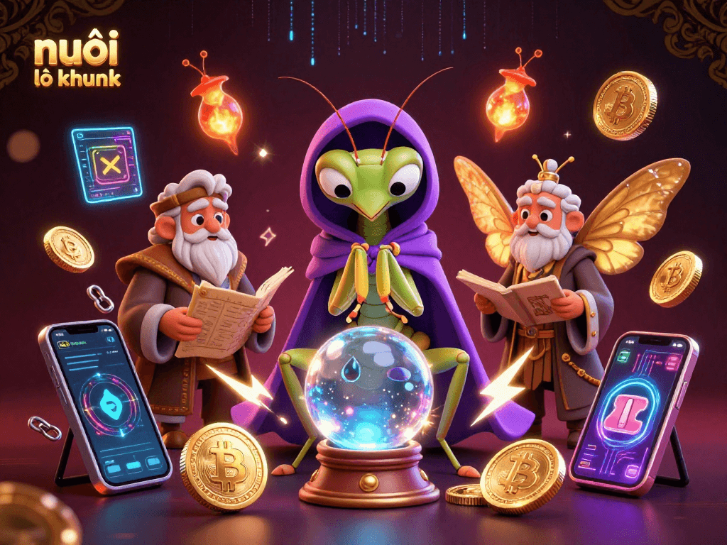Engage in nuôi lô khung with captivating, mystical creatures predicting lottery outcomes.