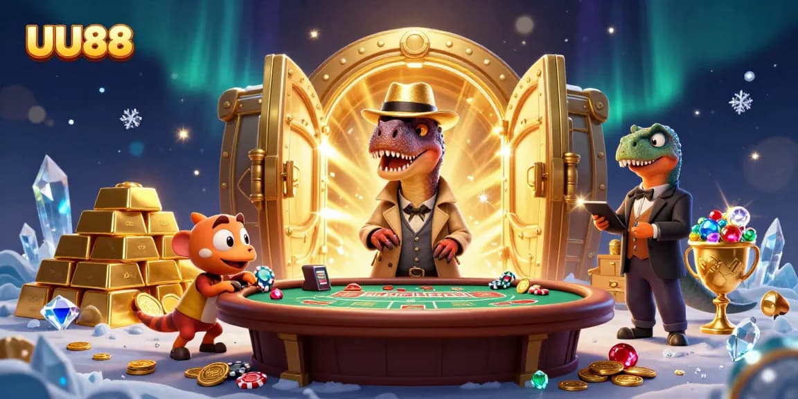 Bet bettors enjoy the action at UU88's lively blackjack game with cartoon dinosaurs.