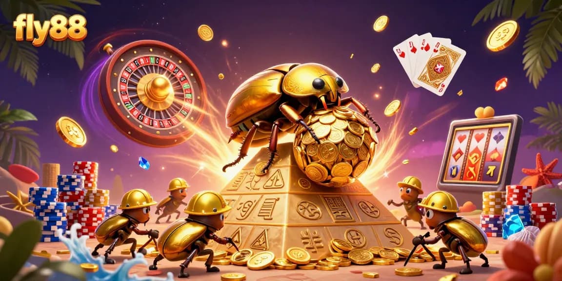 Join fly88 for exciting casino adventures with golden coin-fueling gameplay and jackpots.