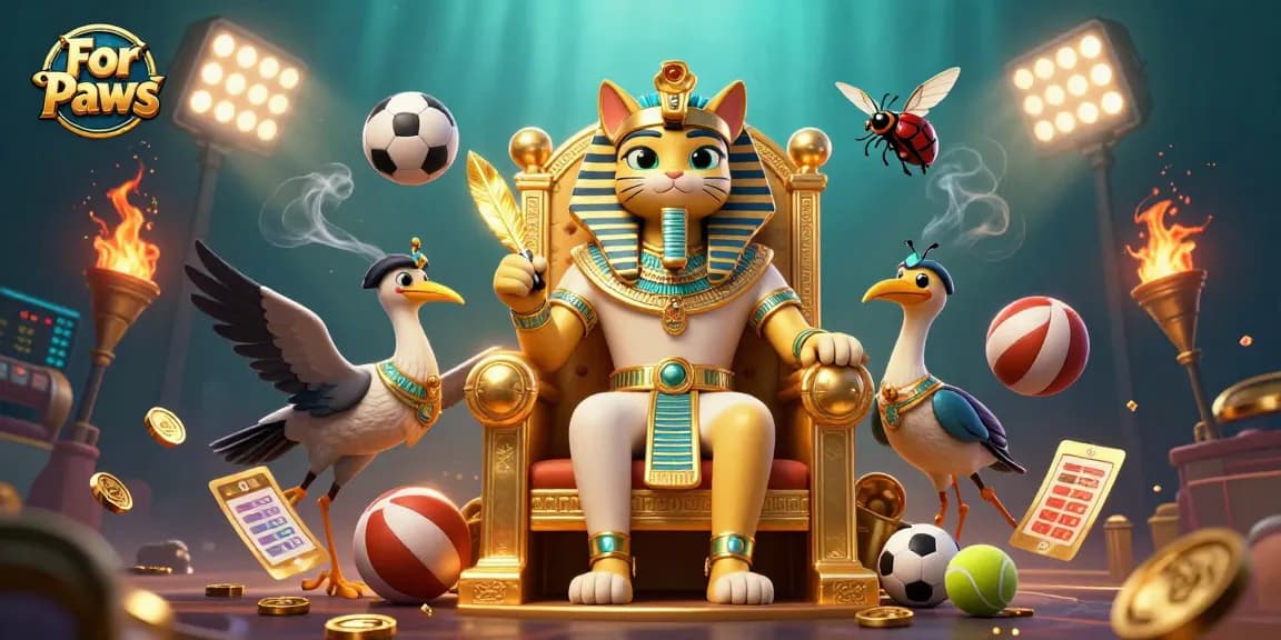 Engage with For Paws in this vibrant casino scene featuring sports and betting action.