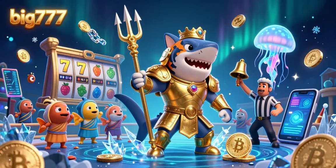 Engage with big777 slots as the exhilarating tiger shark battles for jackpots in a lively underwater colosseum.