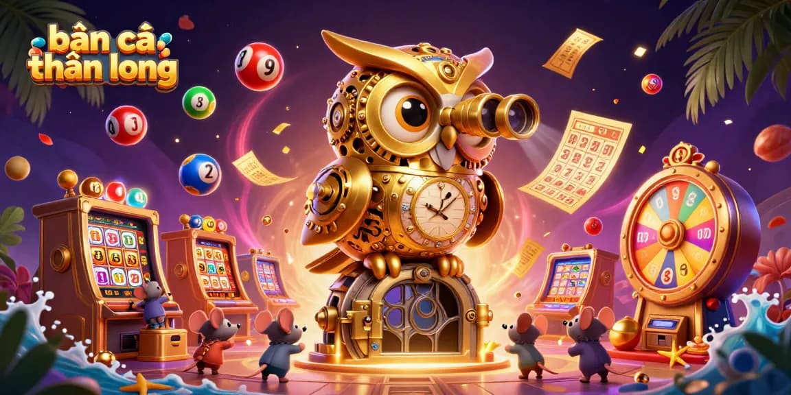 Bắn cá thần long: Immerse in vibrant fish shooting action in a dazzling casino setting