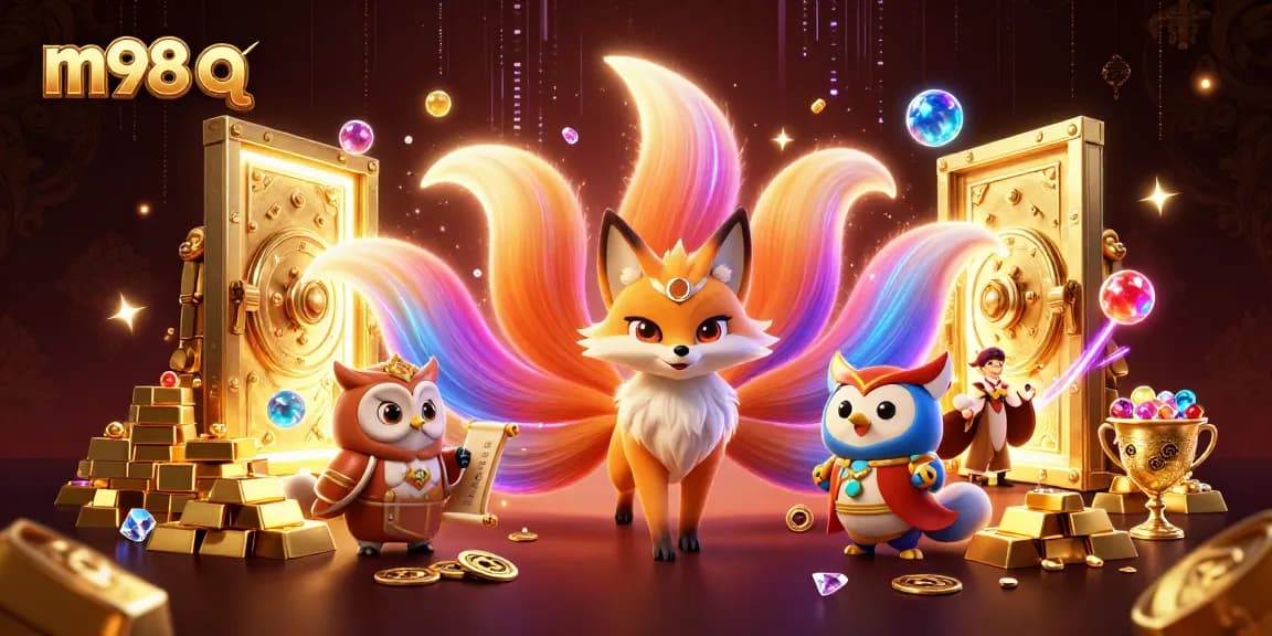 Experience the enchanting world of m98 q with vibrant gaming elements and fortune.
