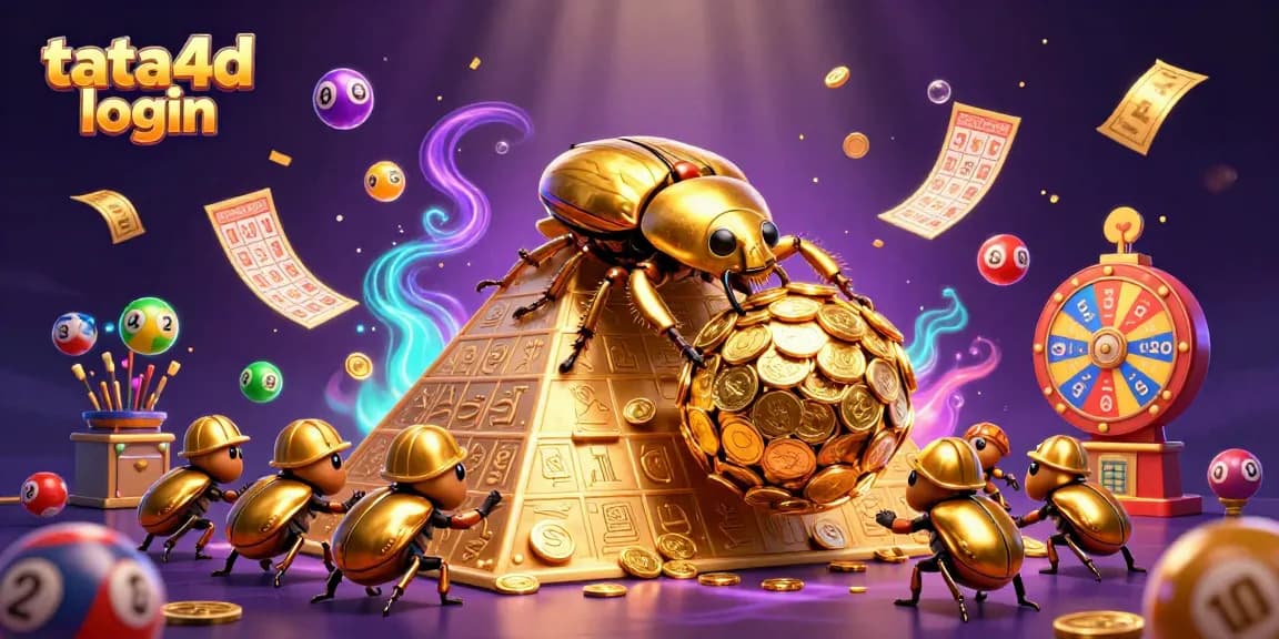Engage with tata4d login through vibrant casino-themed illustration featuring fun, colorful elements.