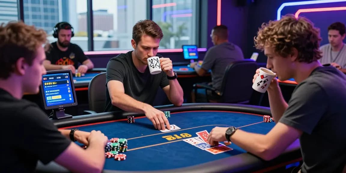 Situs Poker Online Resmi Domino88 players engaged in a dynamic online poker game.