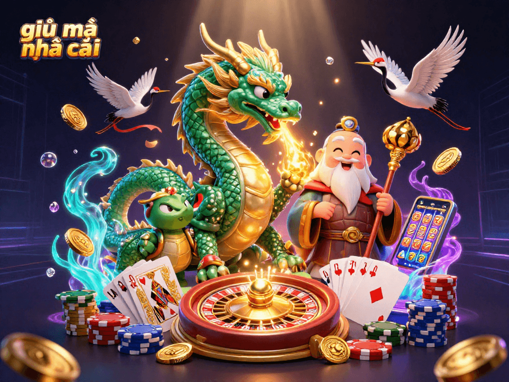 Engage with giải mã nhà cái strategies while observing the vivid 3D casino scene filled with luck and prizes.