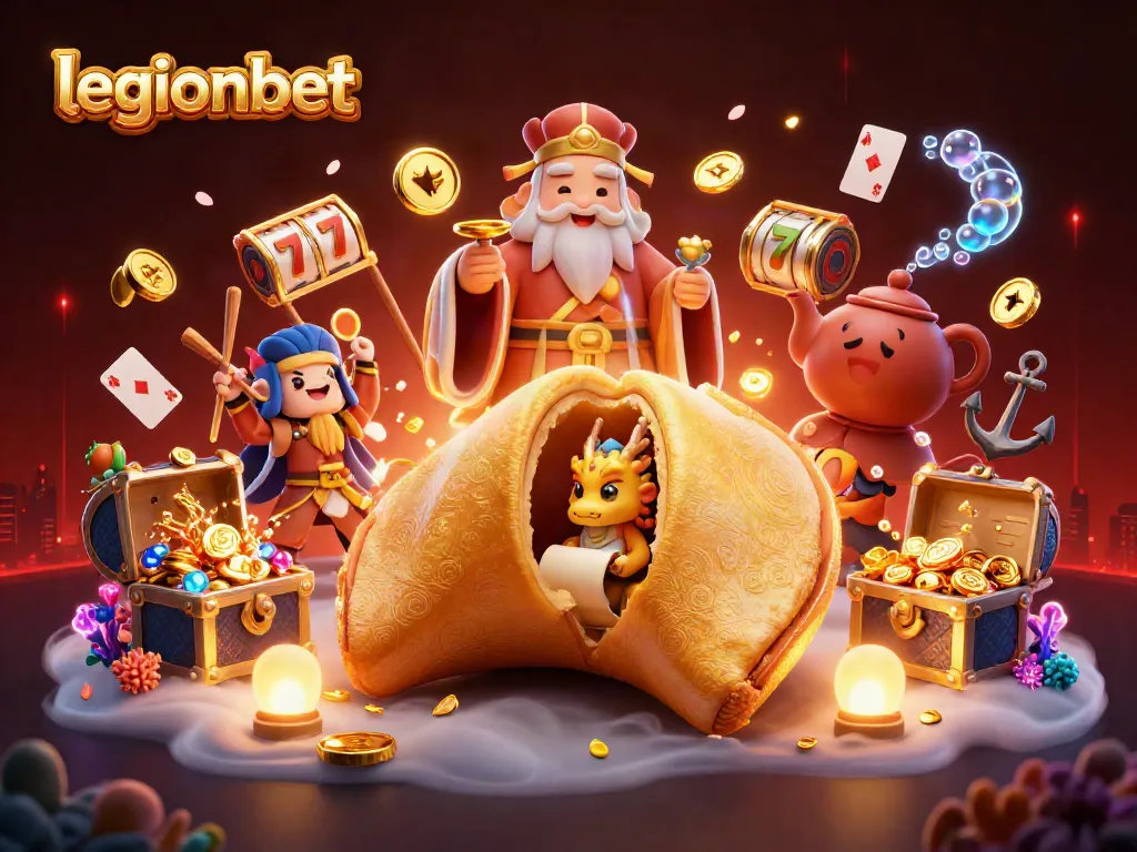Engage in thrilling games at legionbet with vivid slots and animated casino characters.